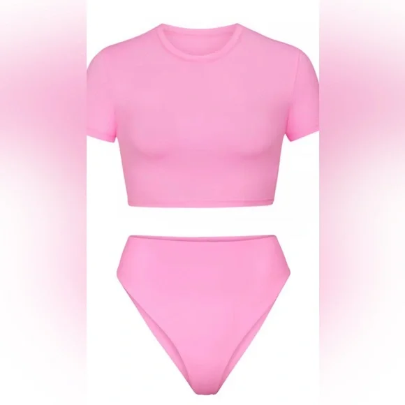 ๐ SKIMS Light Pink Swim Set - Picture 1 of 2